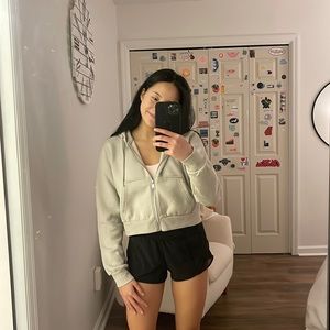 Cropped Hoodie Jacket